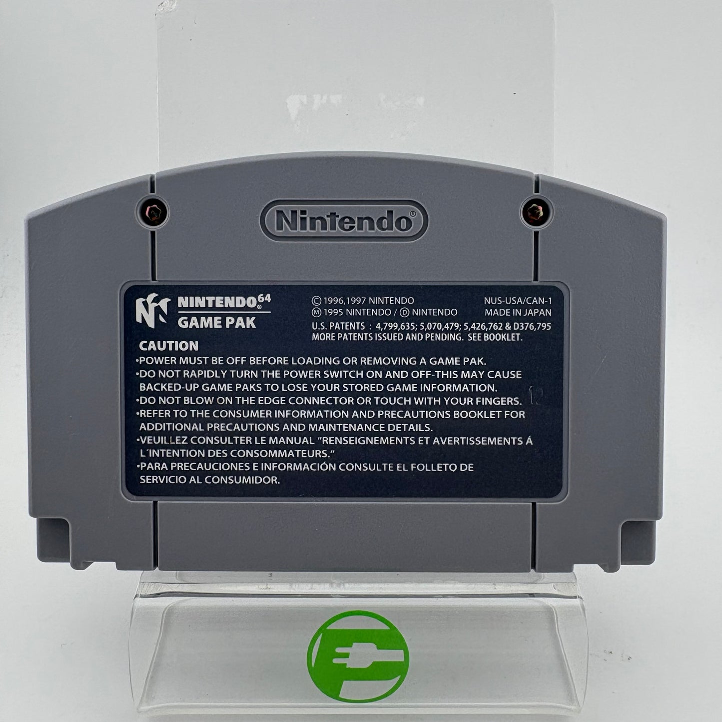 A Bug's Life (Nintendo 64 N64, 1999) Cartridge and Manual