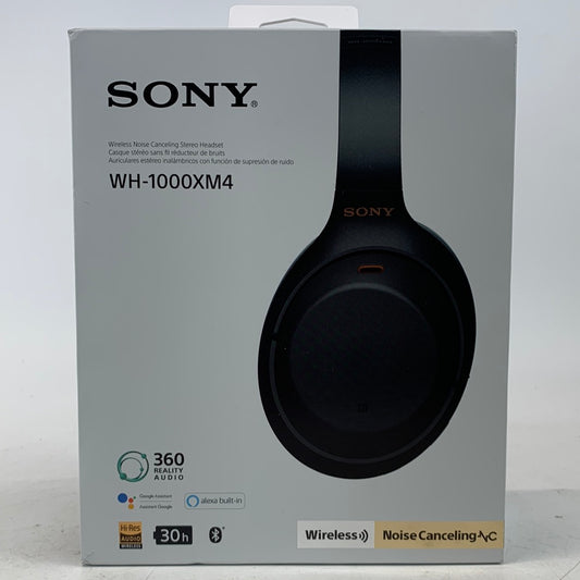 Sony WF-1000XM4 Noise-Cancelling Wireless Over-Ear Bluetooth Headphones Black