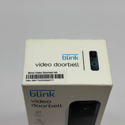 New Blink Smart WiFi Video Doorbell Black B08SG2MS3V