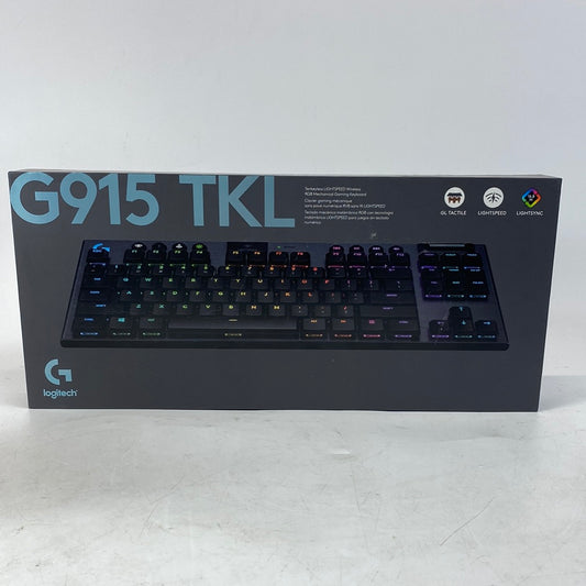 New Logitech G915 TKL TACTILE RGB Mechanical Gaming Keyboard 920-009495