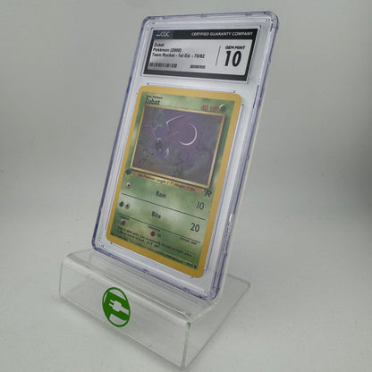 Pokémon TCG Team Rocket Zubat #70 Regular English CGC 10 GEM MINT