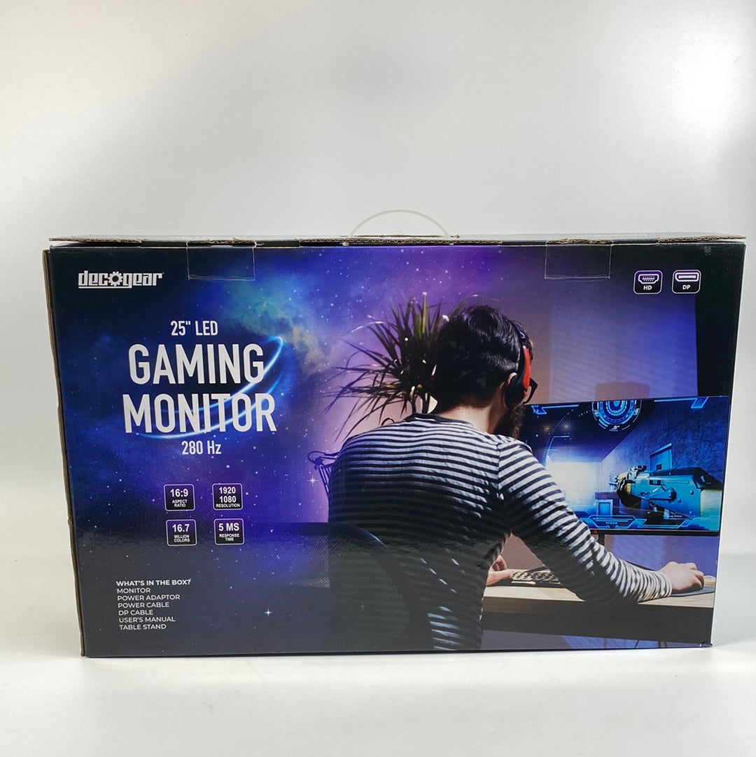 Deco Gear 25" Gaming Monitor 280Hz Adaptive Sync HDR DGVP2580H