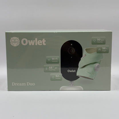 New Owlet Dream Duo 3rd Gen Baby Sock Monitor and Camera PS03NMWUSN