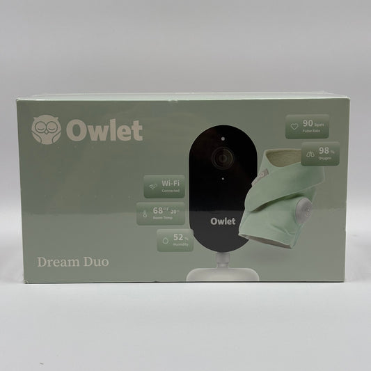 New Owlet Dream Duo 3rd Gen Baby Sock Monitor and Camera PS03NMWUSN