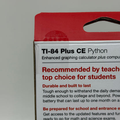 New Texas Instruments TI-84+ CE Python Black Graphing Calculator