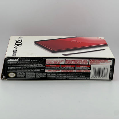 Nintendo DS Lite Handheld Game Console USG-001 Red Crimson & Black