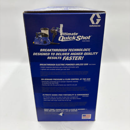 New Graco Ultimate QuickShot 826308 Electric Powered Paint Gun 826308