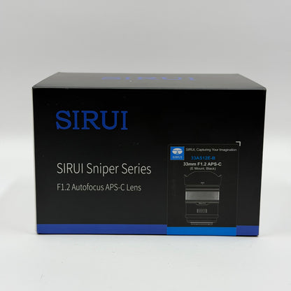 SIRUI 33mm f/1.2 33mm f/1.2 For Sony E-Mount Auto Lens