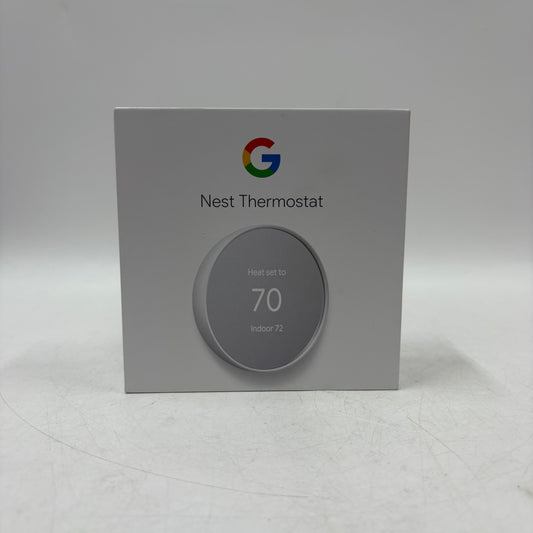 New Google Nest Thermostat Smart Learning Thermostat Snow GA01334-US