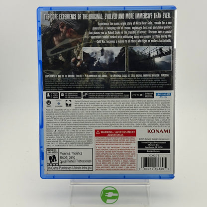 Metal Gear Solid Delta: Snake Eater (Sony PlayStation 5 PS5, 2025)