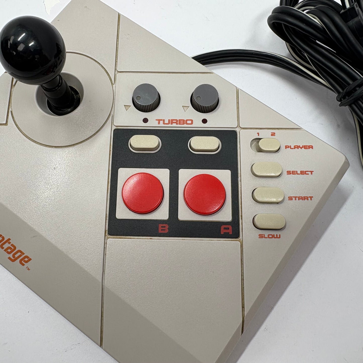Nintendo NES Advantage Joystick Controller NES-026 Gray