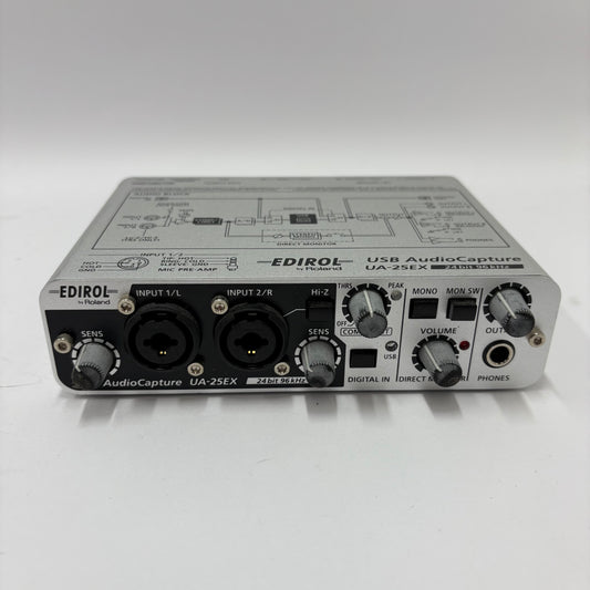 Roland Edirol USB AudioCapture Powered Stereo Audio Interface UA-25EX