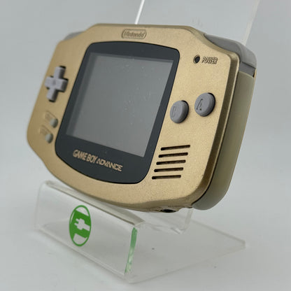 Nintendo Game Boy Advance Handheld Game Console Only AGB-001 Gold