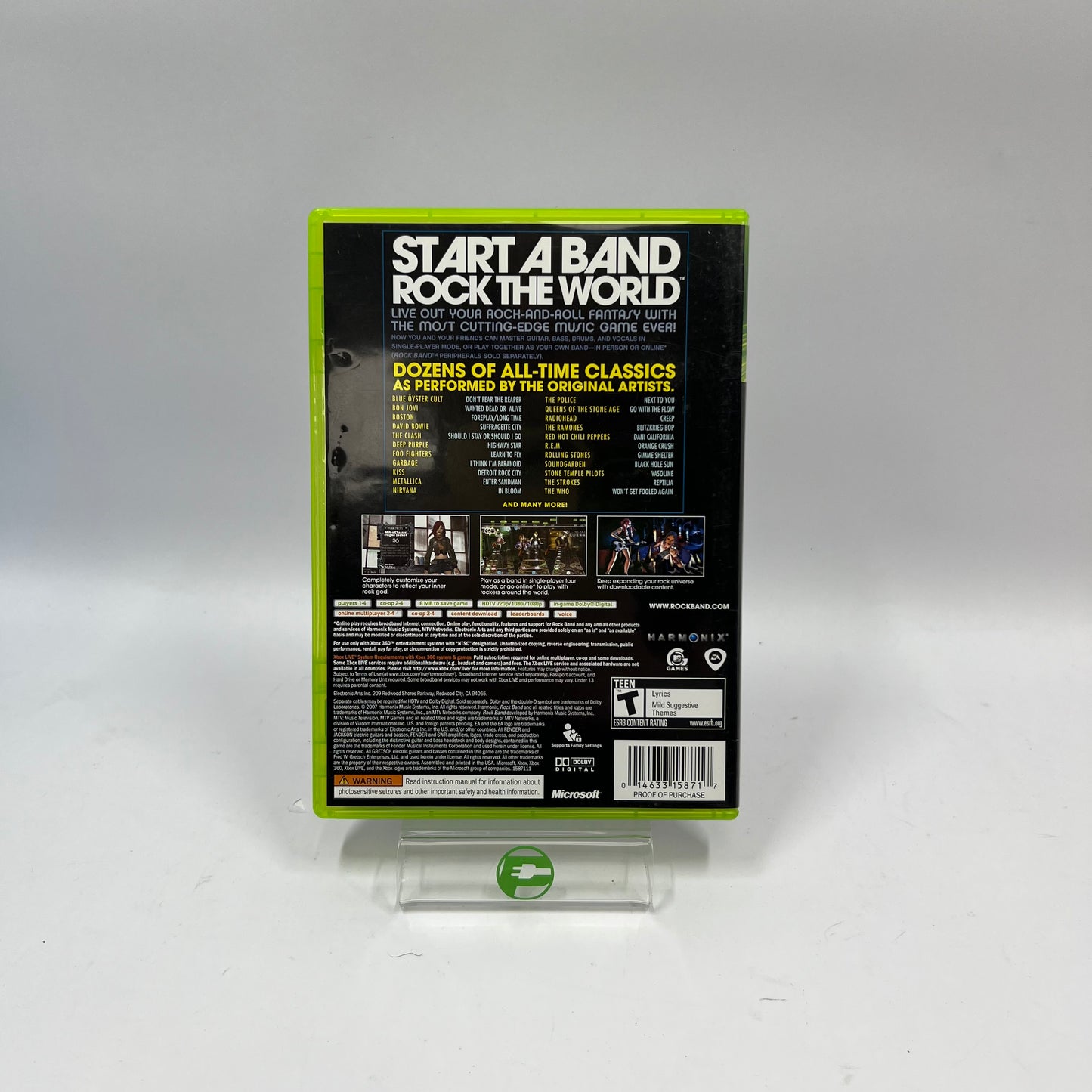 Rock Band (Microsoft Xbox 360, 2007)