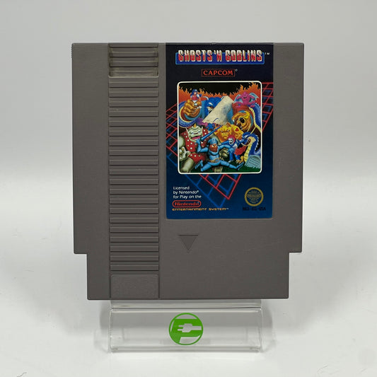 Ghosts 'n Goblins [5 Screw] (Nintendo NES, 1986) Cartridge Only