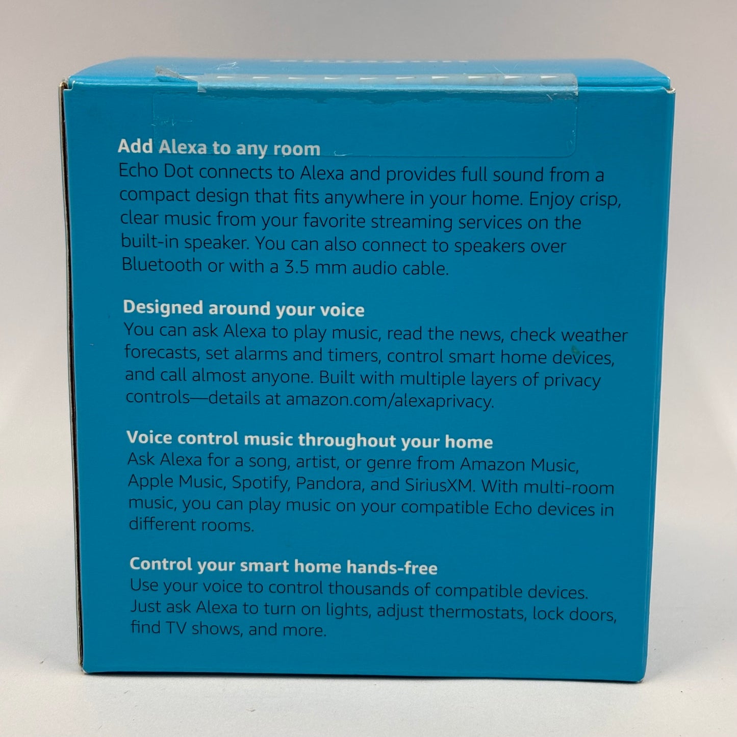 New Amazon Echo Dot 3rd Gen Smart Speaker with Alexa