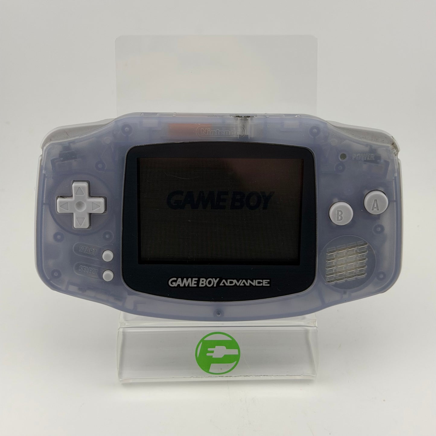 Nintendo Game Boy Advance Handheld Game Console Only AGB-001 Clear Glacier