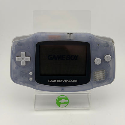 Nintendo Game Boy Advance Handheld Game Console Only AGB-001 Clear Glacier