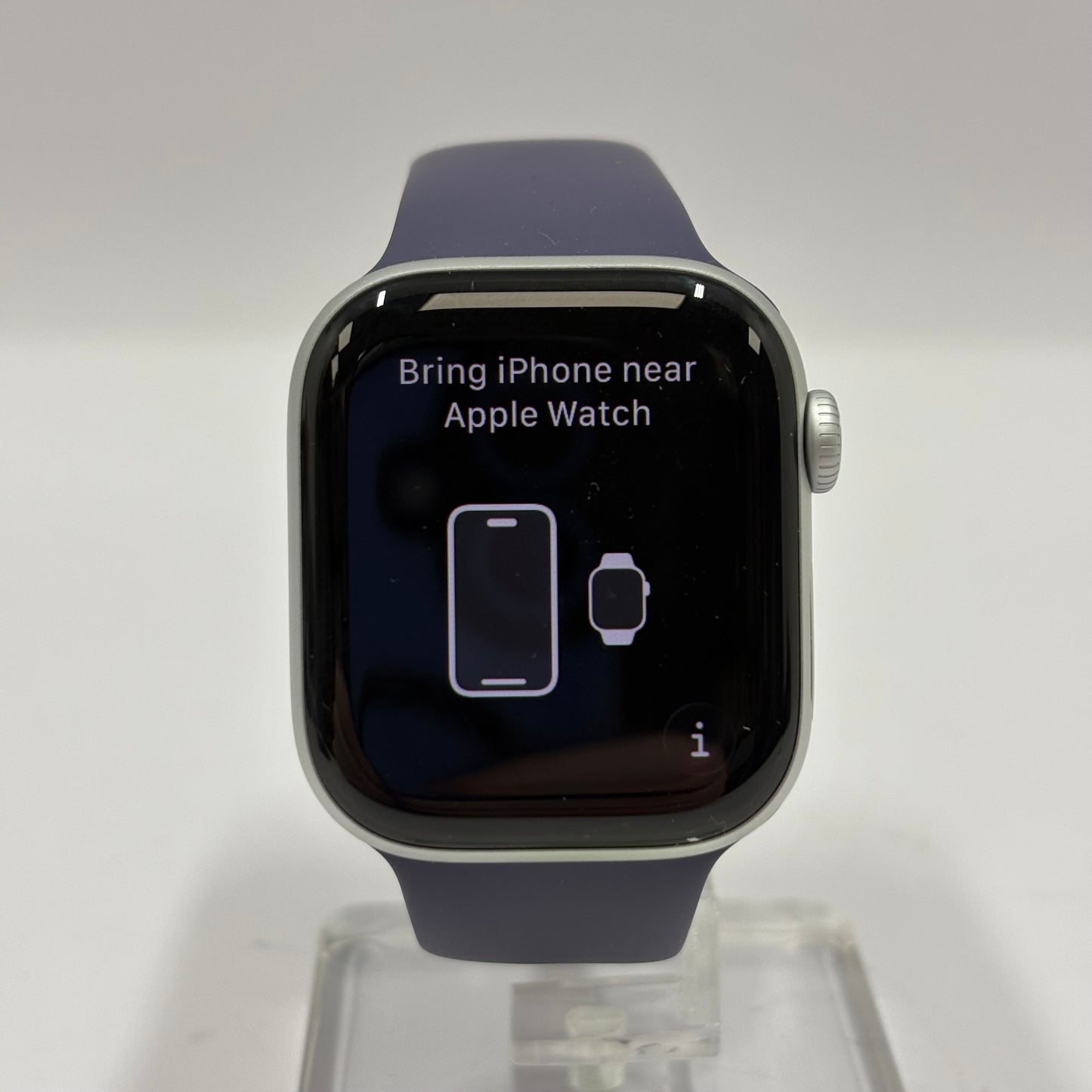 GPS Only Apple Watch Series 11 42MM Silver Aluminum Blue Sport Loop MEW34LW/A