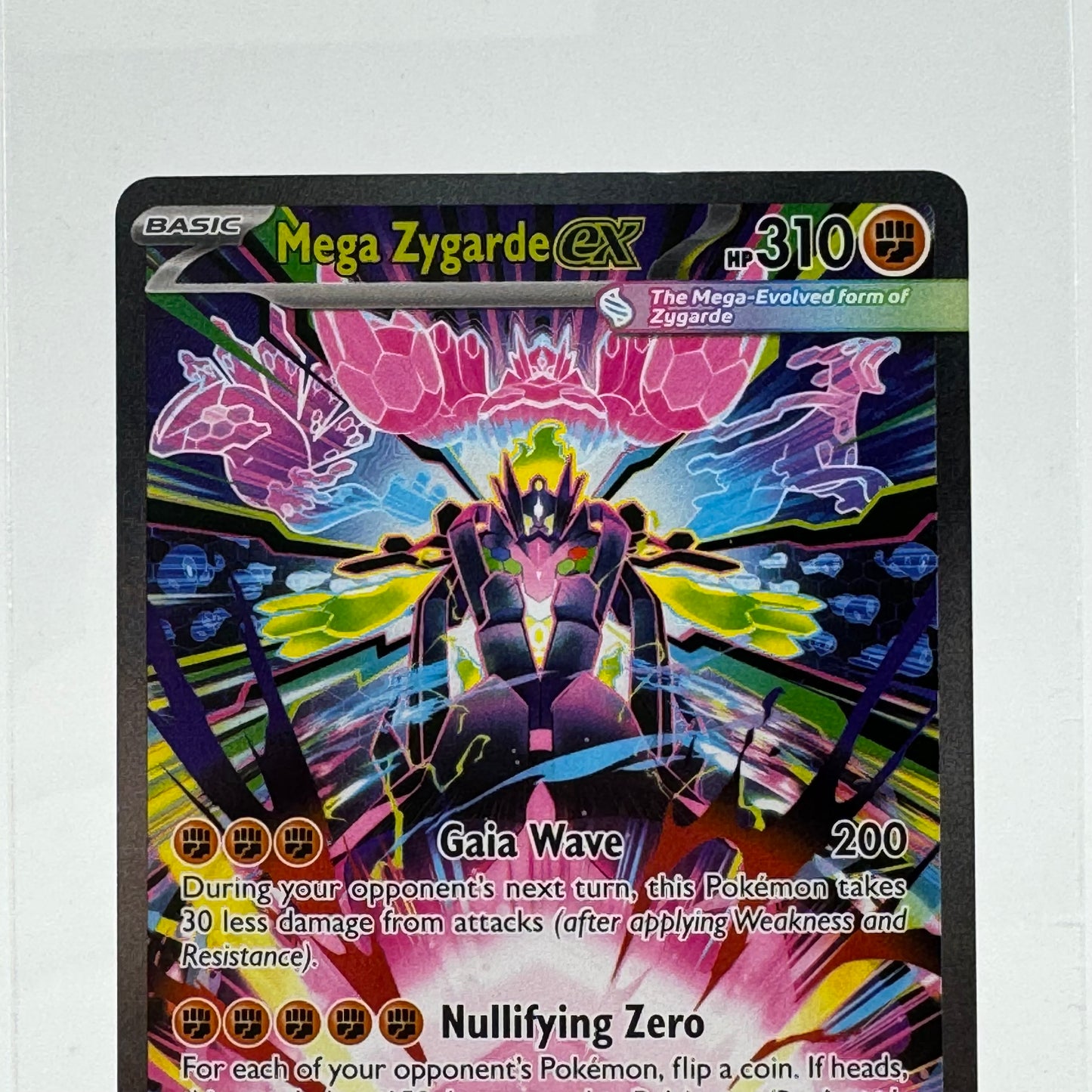Pokémon TCG Perfect Order Mega Zygarde ex #120 Holo Textured English LP