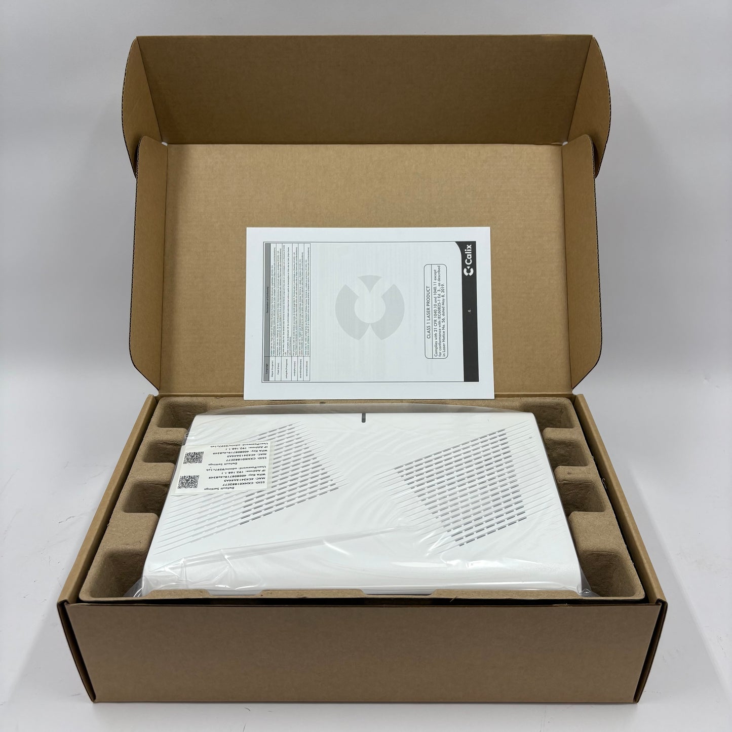 New Calix GigaSpire Blast U6T GS5229E Dual Band WiFi 6 Mesh WiFi Router