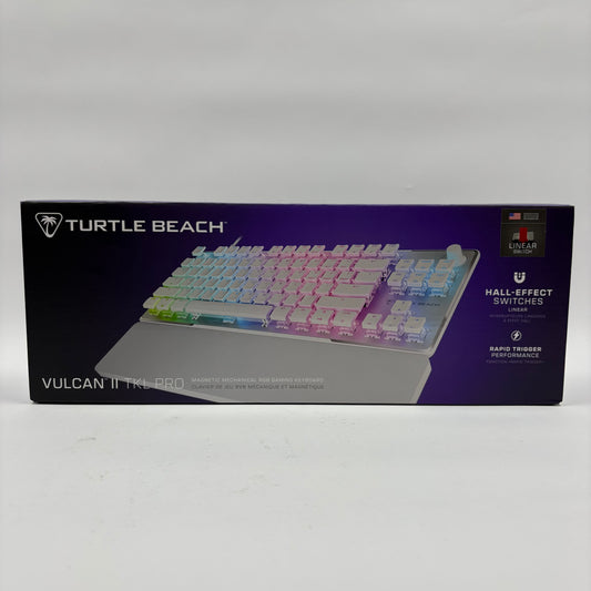 Turtle Beach Vulcan II TKL Pro White Mechanical Keyboard TBK-2002-11-US For PC