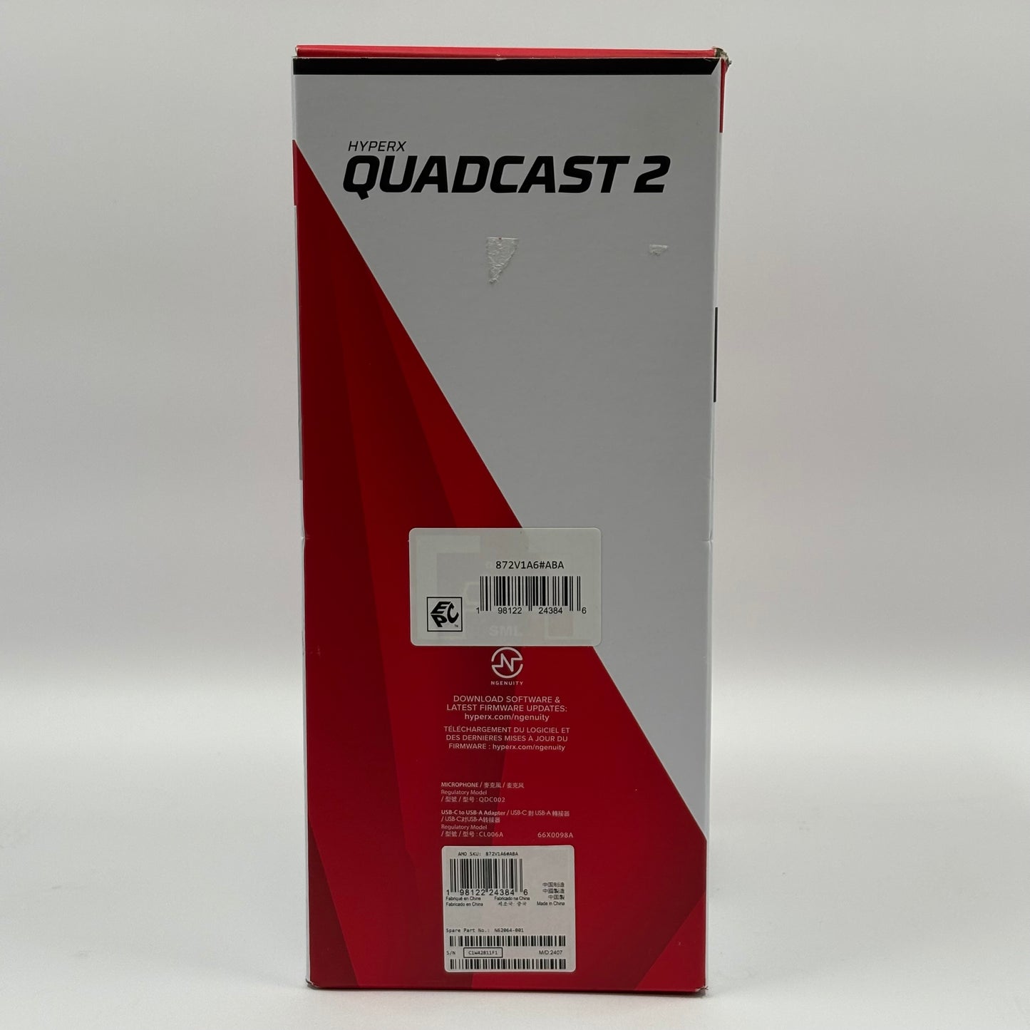 New HyperX Quadcast 2 USB Microphone