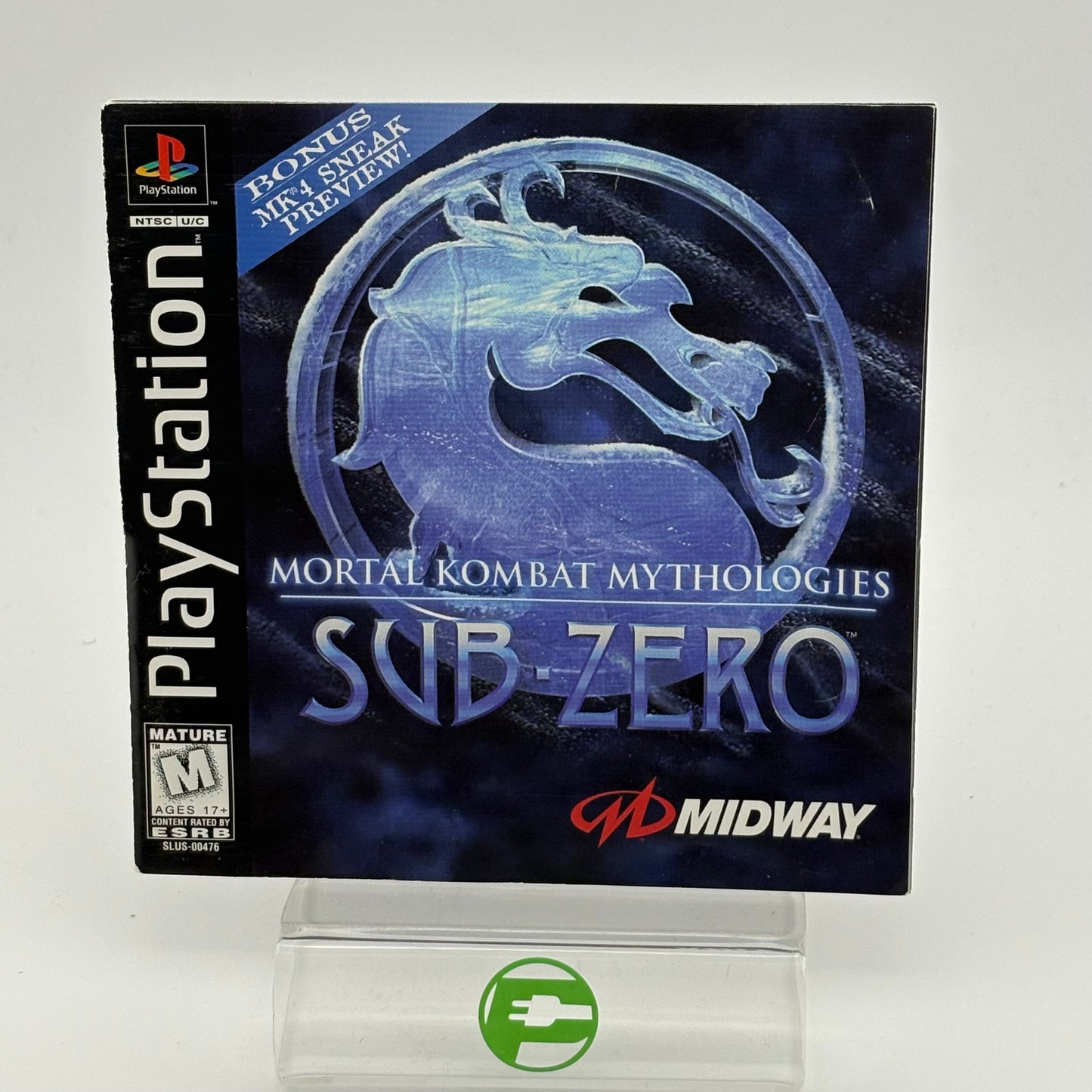 Mortal Kombat Mythologies: Sub-Zero (Sony PlayStation 1 PS1, 1997)