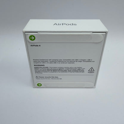 New Apple AirPods 4th Gen with Charging Case A3053 A3058 A3050 MXP63LL/A