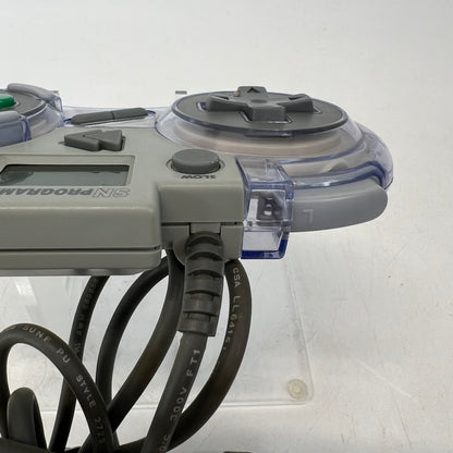 Super Nintendo SN Programpad Wired Controller SV-337 Clear