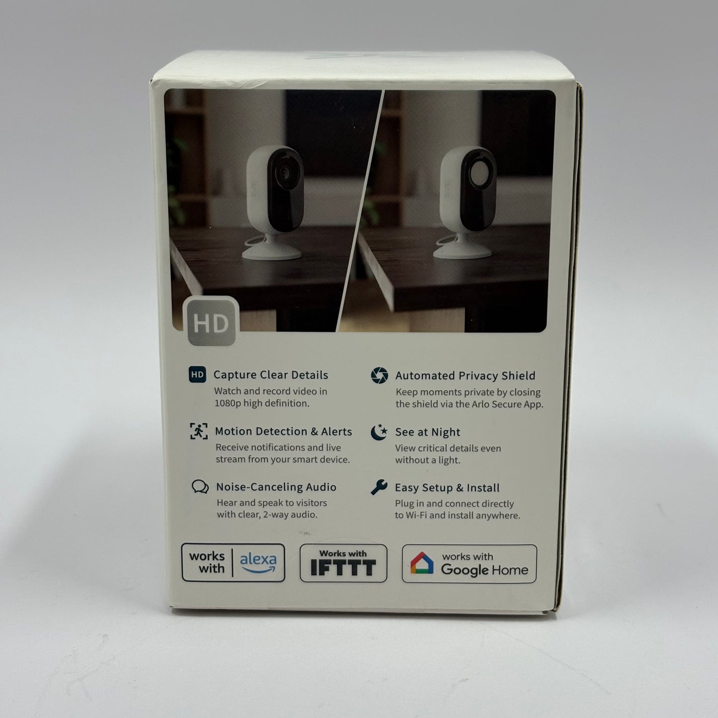 New Arlo Essential Indoor Camera 2nd Generation  Black VMC2060-100NAS