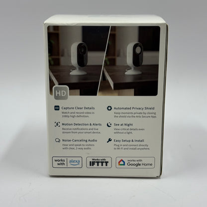 New Arlo Essential Indoor Camera 2nd Generation  Black VMC2060-100NAS