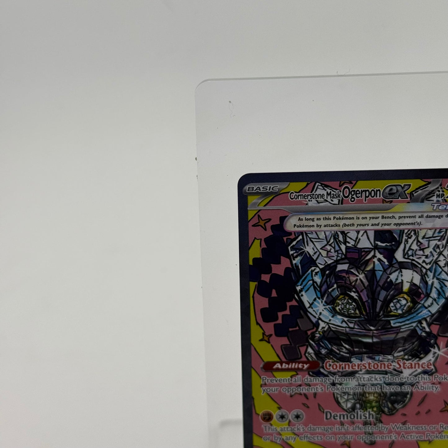 Pokémon TCG Cornerstone Mask Ogerpon EX #160 Prismatic Evolutions Trading Card