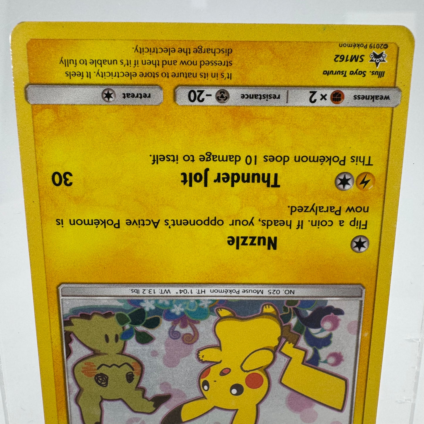 Pokémon TCG Promo Pikachu #SM162 Holo English HP