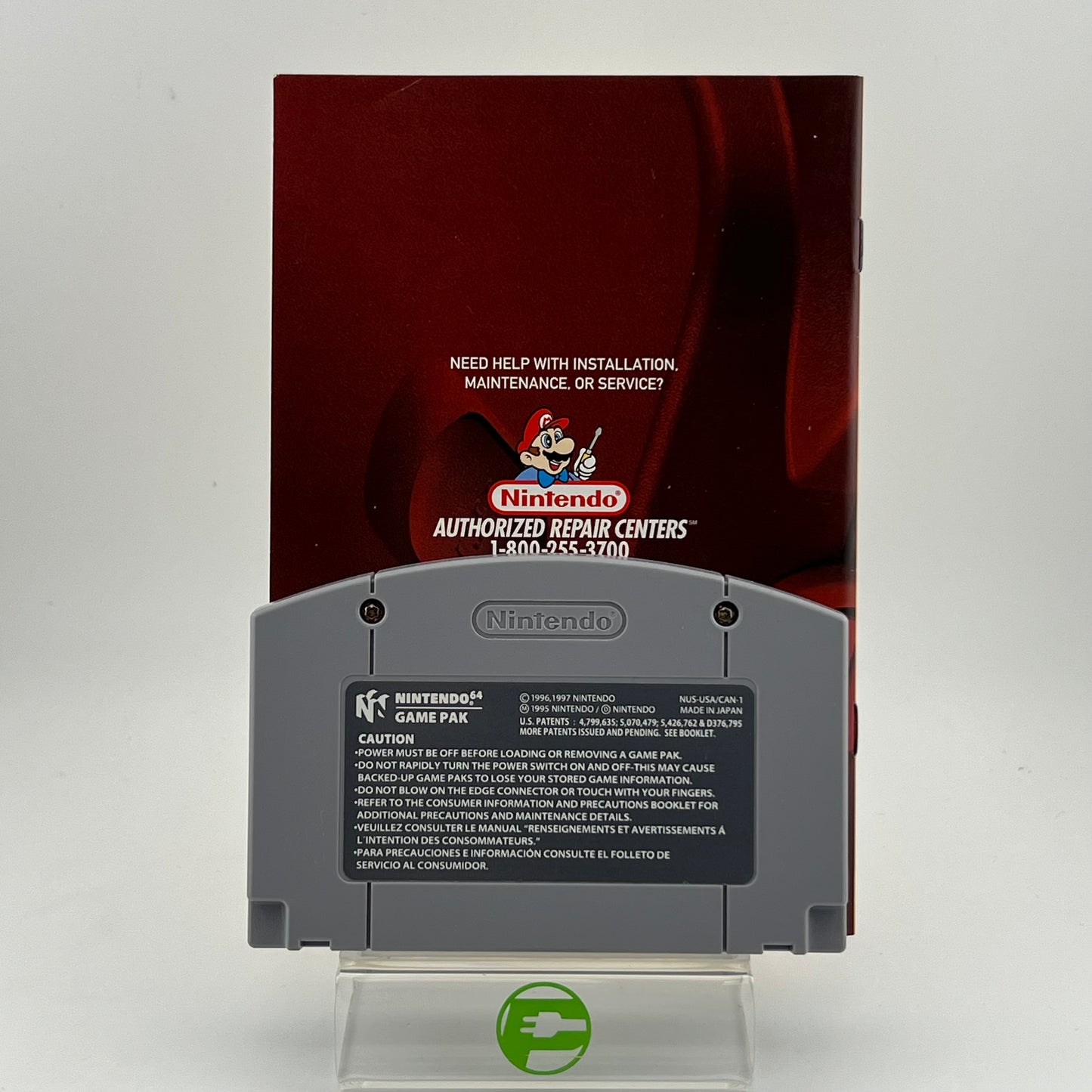 Mario Tennis (Nintendo 64 N64, 2000) W/ Manual