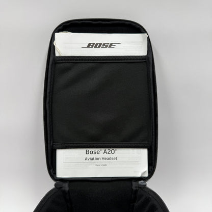 Bose A20 Aviation Around-Ear Noise Cancelling Bluetooth Headphones Black/Silver