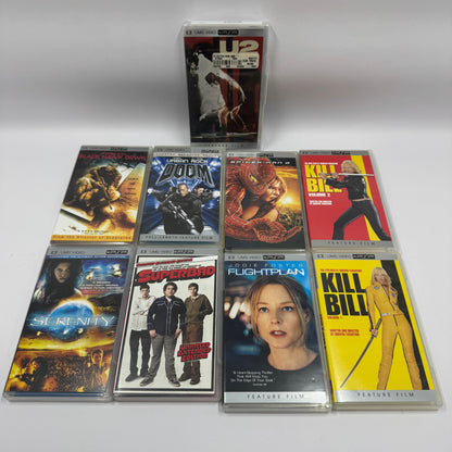 Sony PlayStation PSP Lot of 9 UMD Video Movies