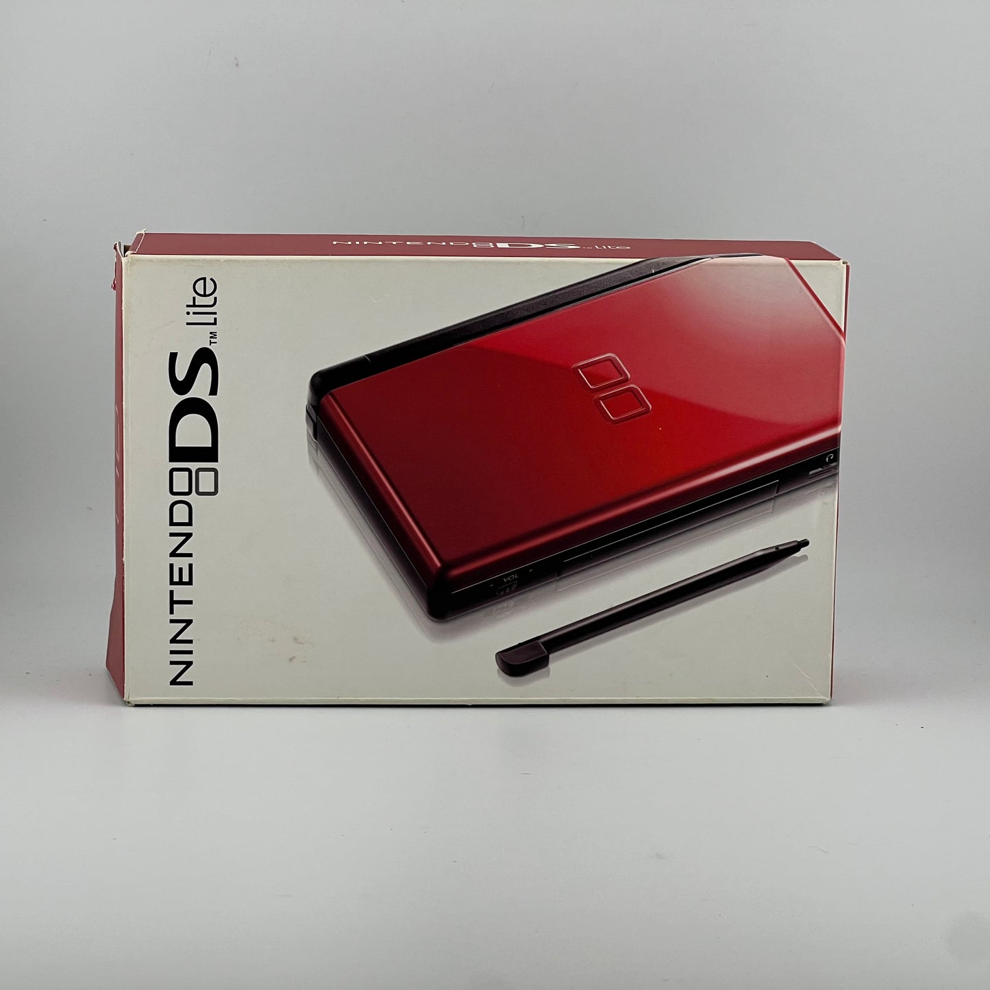 Nintendo DS Lite Handheld Game Console USG-001 Red Crimson & Black