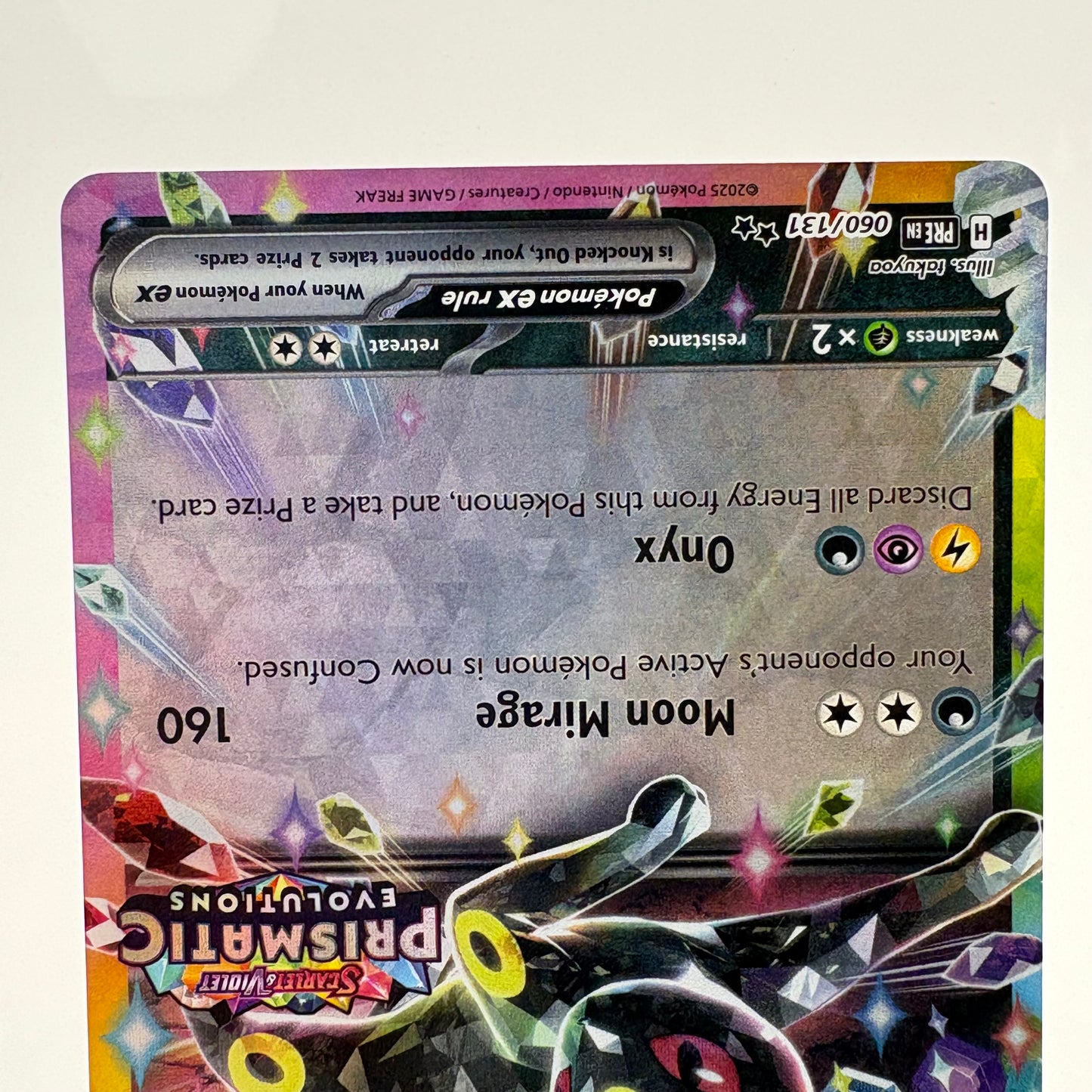Pokémon TCG Prismatic Evolution Umbreon ex [Stamped] 060/131 English