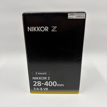 Nikon Z NIKKOR 28-400mm f/4-8 VR Super Zoom Lens