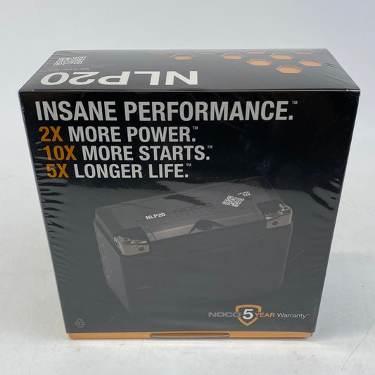 New Noco Lithium 12V 600A 7Ah 90Wh Powersport Battery NLP20