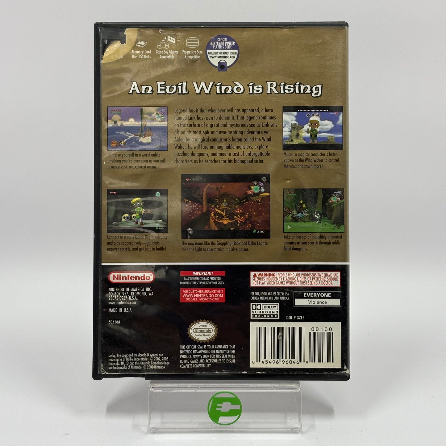 Zelda Wind Waker (Nintendo GameCube, 2003)