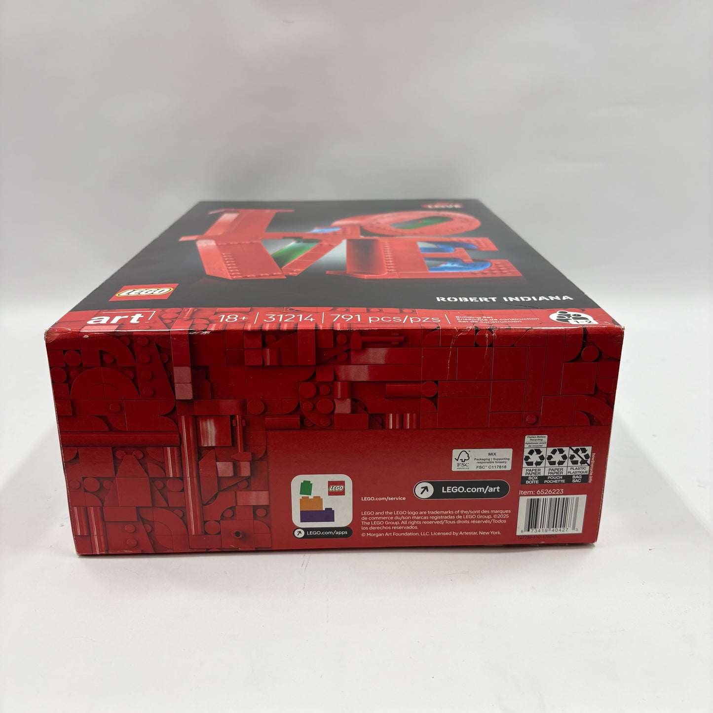 New Lego Robert Indiana  Lego Set 6526223