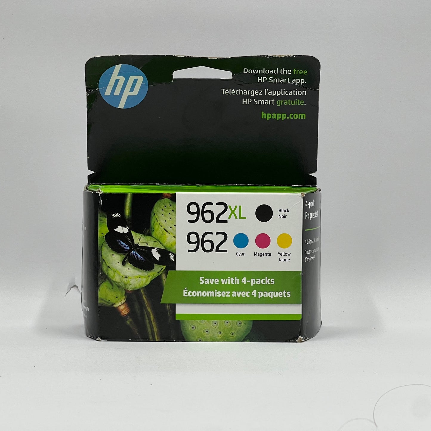 New HP 962 XL Ink Cartridge C/M/Y/K 3JB34AN