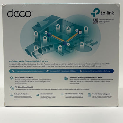 New TP-Link Deco X55 Pro 0150604181 AX3000 Superior Mesh Wi-Fi