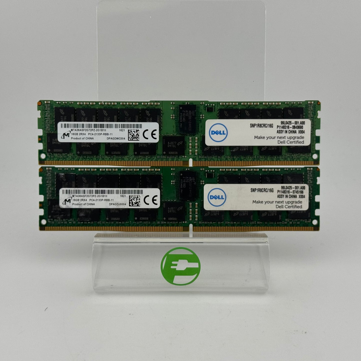 Micron  32GB (2x16GB) RAM DDR4 2133MHz MTA36ASF2G72PZ-2G1B1II Server Memory