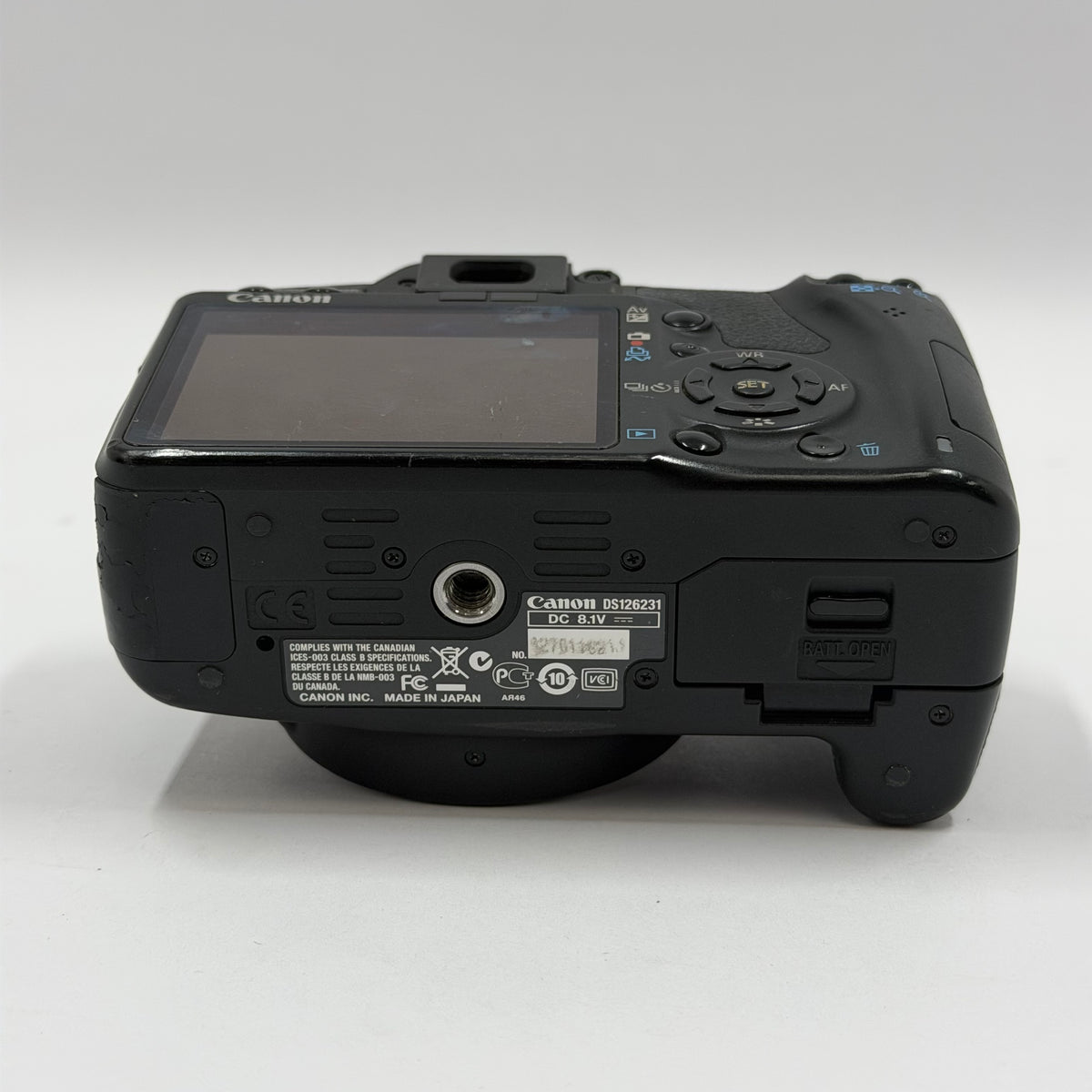 Canon EOS Rebel T1i 15.1MP Digital SLR DSLR Camera Body Only