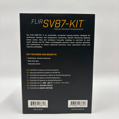 New FLIR SV87-KIT Gateway Vibration Temperature Kit