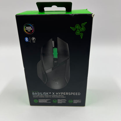 New Razer Basilisk V3 X HyperSpeed Wireless Gaming Mouse RZ01-0487 Black