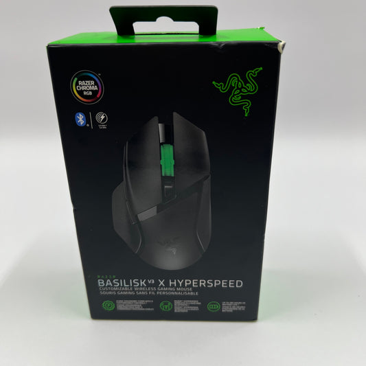 New Razer Basilisk V3 X HyperSpeed Wireless Gaming Mouse RZ01-0487 Black